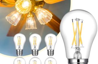 Ivyemons Dimmable A15 Edison Bulb 2700K Warm White