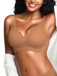 Cuteio Wireless Jelly Bras for Women No Underwire with Support