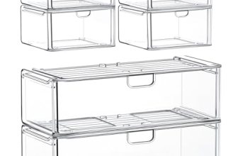 caktraie Acrylic Storage Drawers Set of 6