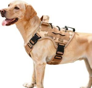 Heavy-Duty Tactical Dog Harness for Large Dogs