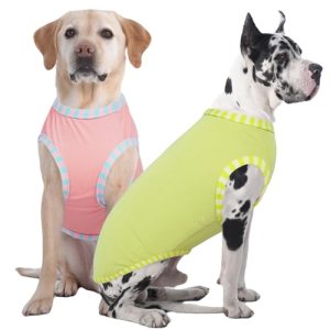 IECOii 2Pack Dog T-Shirts for Large Dogs | Breathable & Lightweight Fabric