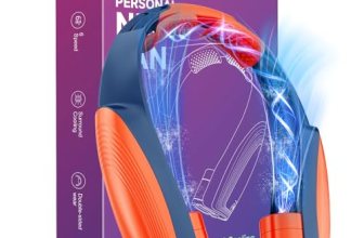 AI Portable Neck Fan with 6 Powerful Speeds