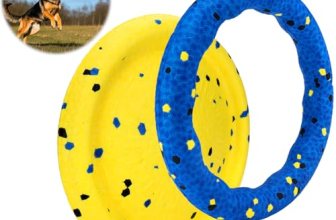 Floating Dog Toys –E-TPU Water Pool Fetching Toy with Rope for Small Medium Larg
