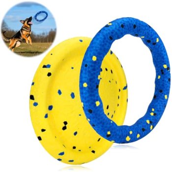 Floating Dog Toys –E-TPU Water Pool Fetching Toy with Rope for Small Medium Larg