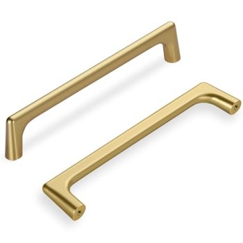 Lardmon 10 Pack Champagne Bronze Modern Cabinet Pulls 6.3 Inch(160mm) Hole Cente