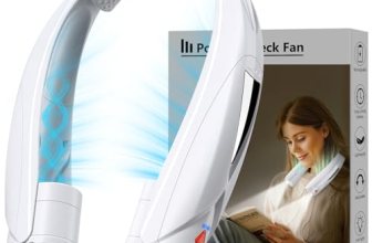 Laimiod Portable Neck Fan – with LED Book Light