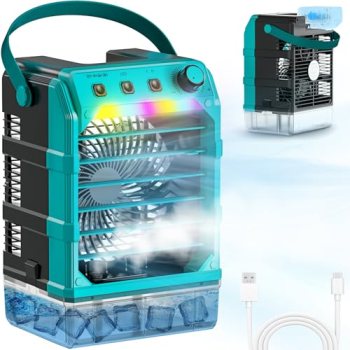Uniqwamo Misting Fan Portable Compatible for Makita 18V Battery(No Battery) or U