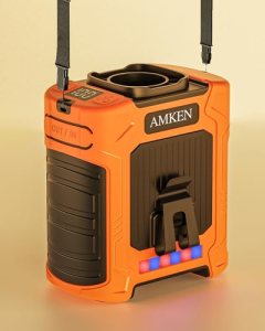 AMKEN Waist Fan, 10000mAh Rechargeable Belt Clip Fan