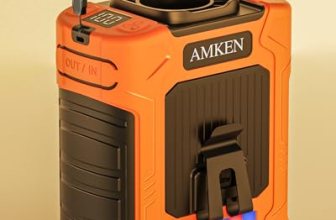 AMKEN Waist Fan, 10000mAh Rechargeable Belt Clip Fan