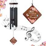 Wind Chimes for Mom, 36″ Memorial Wind Chimes for Loss of Mother