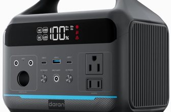 DARAN Portable Power Station 600W(1200W Surge)