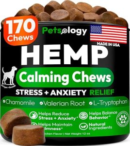 Hemp Calming Chews for Dogs – 170 Dog Calming Chews