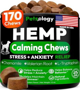 Hemp Calming Chews for Dogs – 170 Dog Calming Chews