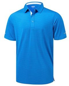YAMXDM Golf Shirts for Men Moisture Wicking Short Sleeve Performance Sport Casua