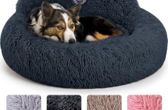 PetJett Calming Dog Bed Medium Size Dog – 30” Donut Bed