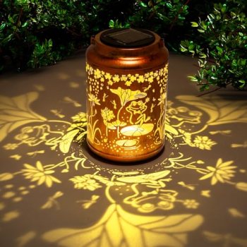 YISITEONE Frog Outdoor Solar Lanterns