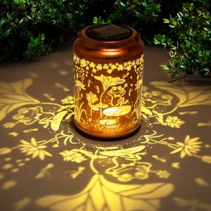 YISITEONE Frog Outdoor Solar Lanterns