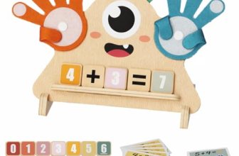 Paisure Finger Counting Math Toy for Kids 3-5