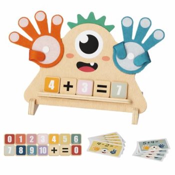 Paisure Finger Counting Math Toy for Kids 3-5