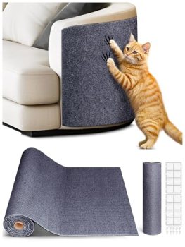 Minyii 2PCS 39.4″x15.8″ Cat Scratch Mat