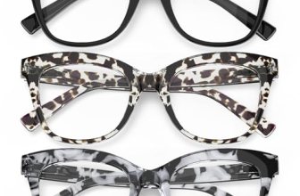 OUKEMAX 3-Pack Women’s Reading Glasses with Blue Light Blocking and Anti-Glare F