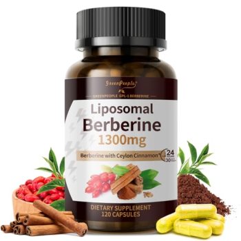 GREENPEOPLE Liposomal Berberine Supplement with Ceylon Cinnamon