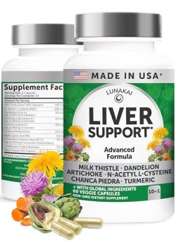 Lunakai USA Made Liver Cleanse Detox & Repair