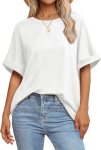 GKBK Womens Oversized T Shirts Crew Neck Short Sleeve Tops Spring Summer Busines