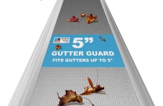Gutter Guard Kit,Stainless Steel Mesh Gutter Guard