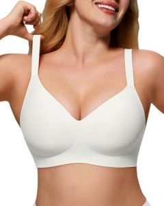 As Fairy Wireless Comfort Bras for Women – Seamless Push Up T-Shirt Bra