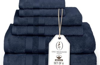 Premium Staple Cotton Bathroom Towel Set