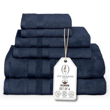 Premium Staple Cotton Bathroom Towel Set