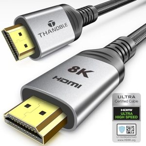 THANDBLE 10K 8K HDMI 2.1 Cable 6.6 FT
