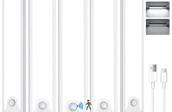Pak Under Cabinet Lighting, 5 Pack 8 Inch 41 LED Motion Sensor Lights