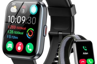 Smart Watches for Women Men, 1.83″ HD Alexa Smart Watch for Android & iPhones (C