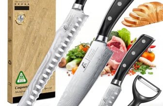 CoquusAid Kitchen Knives Set, 4 PCS Professional Chef Knife Set