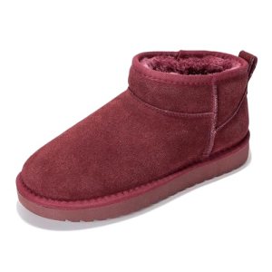 Project Cloud 100% Genuine Leather Ankle Boots for Women