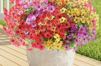 Powbrace Artificial Flowers Outdoor Fake Plants