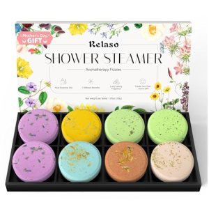 Relaso Shower Steamers Aromatherapy 8 Pack