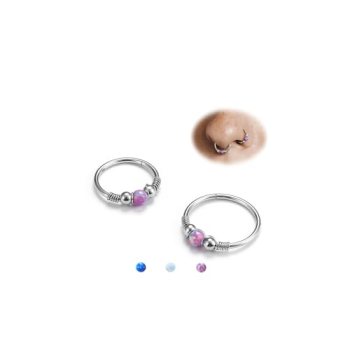 BodyBonita Opal Nose Rings Hoops