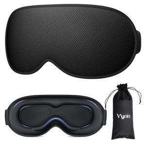 Vynix Sleep Mask for Men Women – 100% Blackout Eye Masks for Sleep