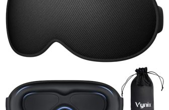 Vynix Sleep Mask for Men Women – 100% Blackout Eye Masks for Sleep