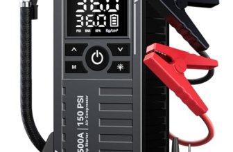 Car Battery Jump Starter with Air Compressor