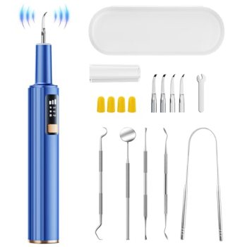 Ultrasonic Plaque Remover for Teeth with Smart Gum Protection