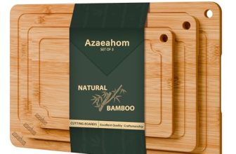 Azaeahom Bamboo Cutting Boards for kitchen