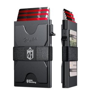 Zitahli Card Holder Wallets for Men – Slim Wallet Holds 6+6 Cards