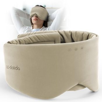 Luxury Bluetooth 5.4 Sleep Mask for Adults – Ice Fiber Cooling & HD Sound