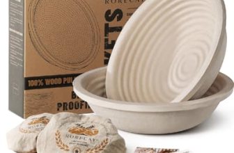 Wood Pulp Banneton Bread Proofing Baskets Set of 2