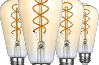 Jacqueny ST64 Vintage Edison Filament Led Bulb Amber