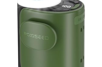 POKISEED Rugged Portable Fan, 10000mAh Rechargeable Battery